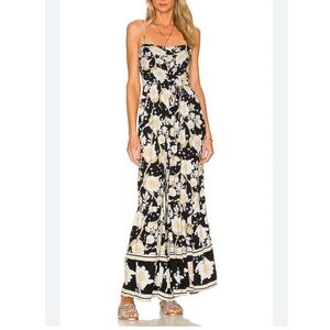 Free People Little Of Your Love Jumpsuit in Moonless Combo Size XS